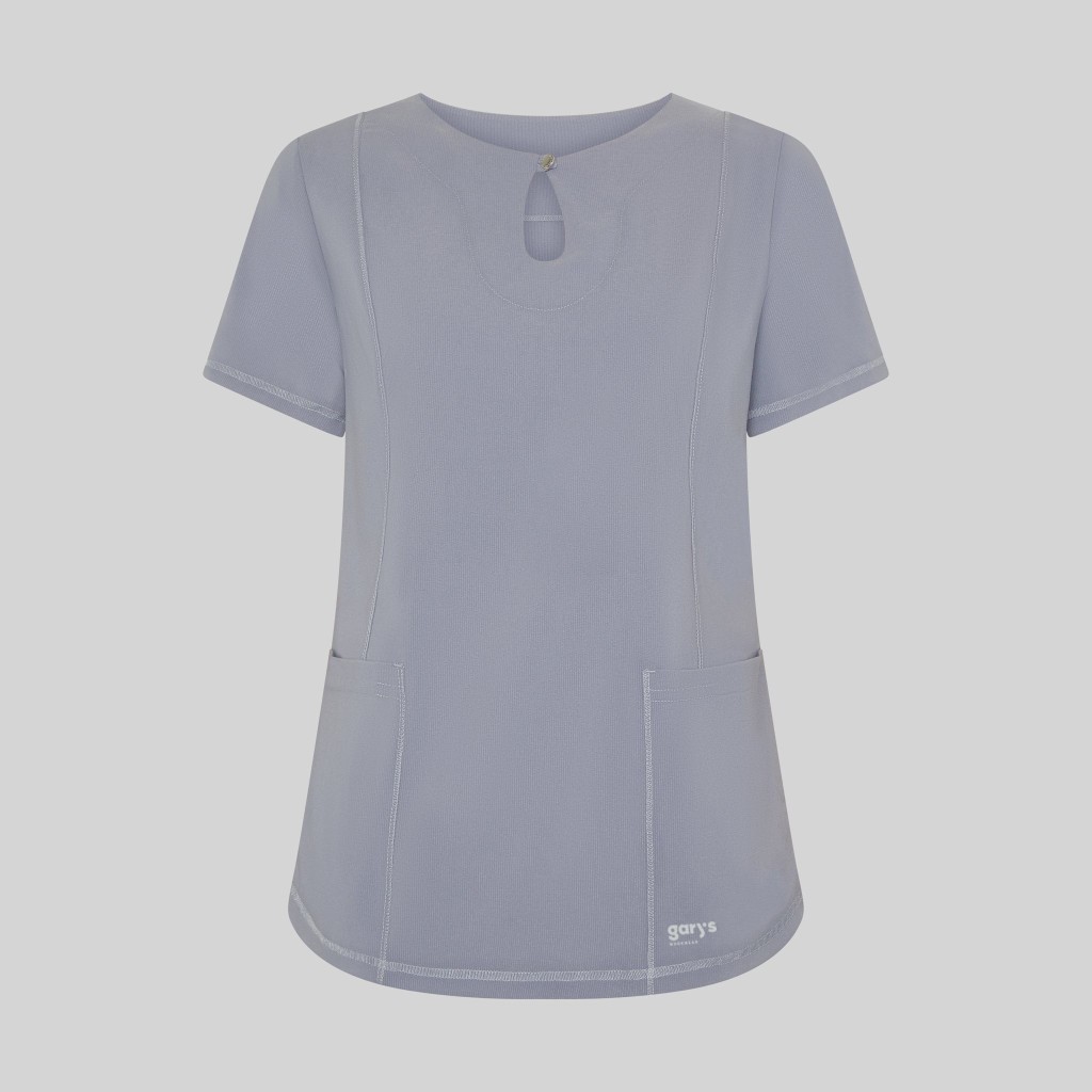 Blusa sanitaria mujer María escote lágrima cómoda | Workers Uniformes
