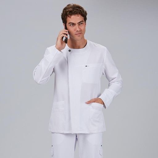 Blusa sanitaria hombre Hernán manga larga | Workers Uniformes