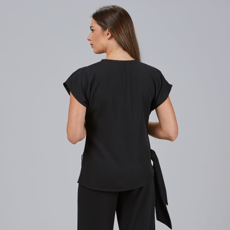 BLUSA MUJER DRAPEADO AROA