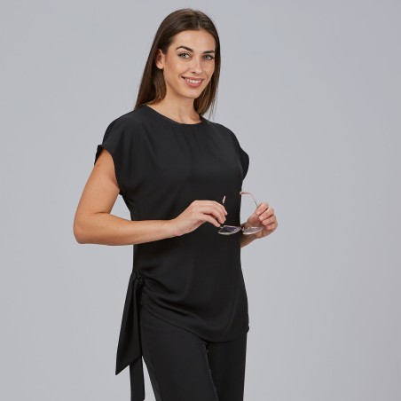 BLUSA MUJER DRAPEADO AROA