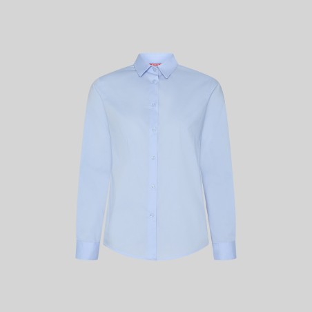 Camisa mujer manga larga con elastano | Workers Uniformes