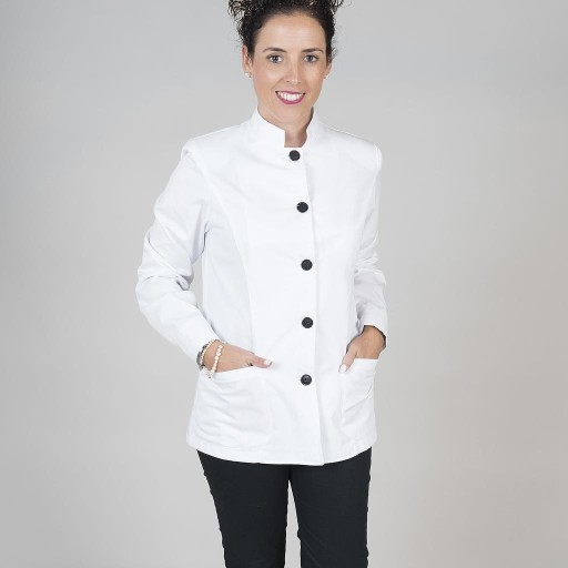 BLUSA MUJER CUELLO MAO M/LARGA 2